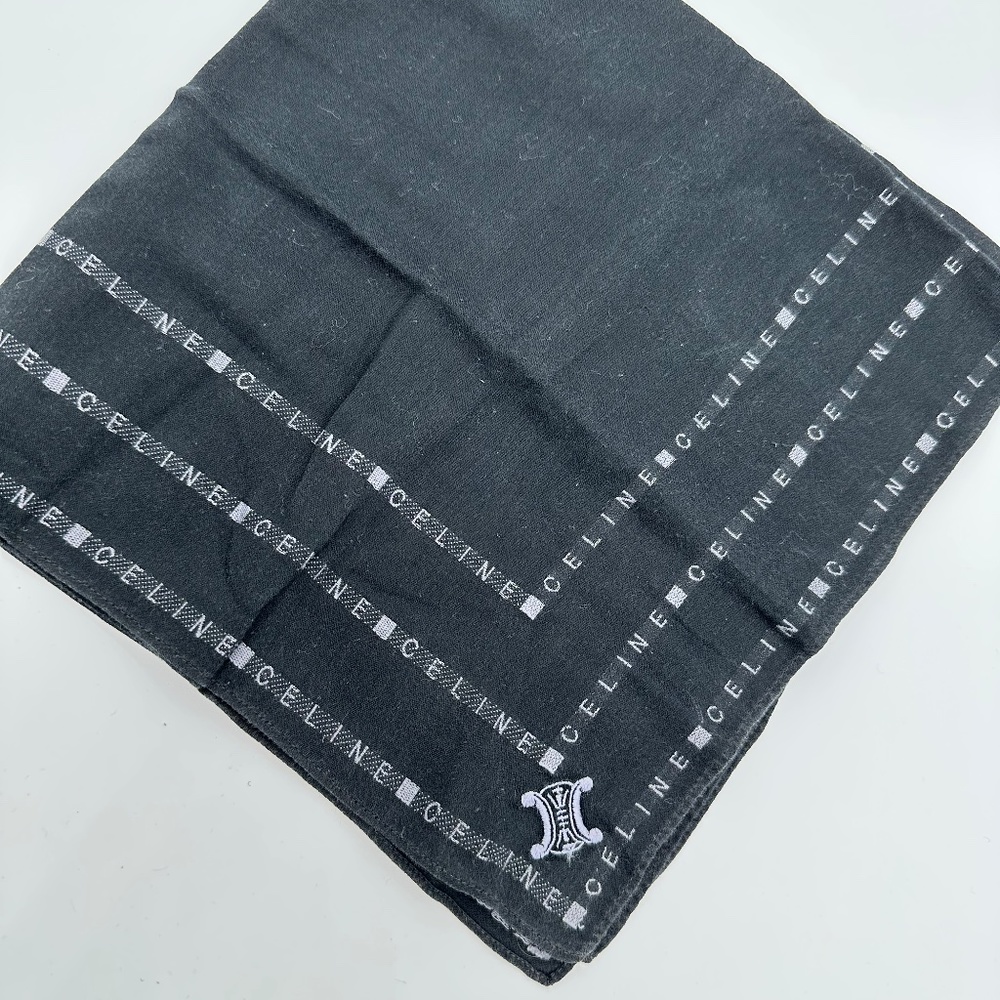Black & White Vintage Celine (Neck) Scarf